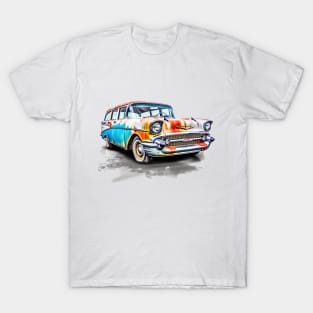 1957 Chevy Station Wagon T-Shirt